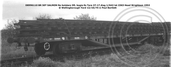 DB996110 SALMON @ Wellingborough 75-10-12 © Paul Bartlett w