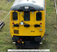 9714 (ex9536) NR Remote train operating vehicle Mk 2f Brake Second open [lot 30861 Derby 1974] @ York Holgate sidings 2020-11-17 © Paul Bartlett [11w]