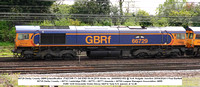 66729 Derby County GBRf [classification JT42CWR-T1 GM EMD 09.04.2018 Works no. 20068902-002 @ York Holgate Junction 2024-04-20 © Paul Bartlett w