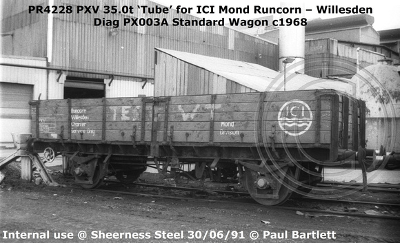 PR4228 PXV Sheerness Steel 91-06-30 © Paul Bartlett  [2w]