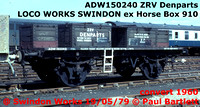 ADW150240 ZRV Denparts at Swindon Works 79-05-19