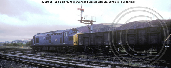 37189 EE Type 3  @ Swansea Burrows Sdgs 86-08-26 © Paul Bartlett [3w]