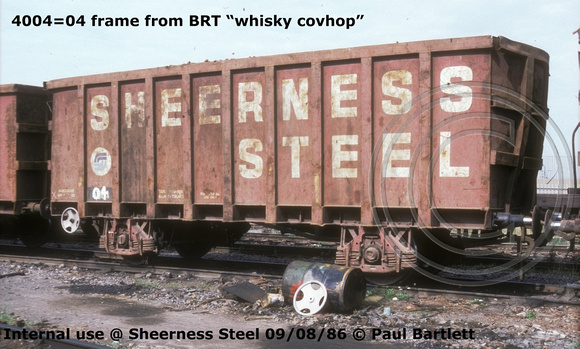 4004=04 Sheerness Steel 86-08-09 © Paul Bartlett [w]