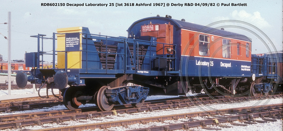 RDB602150 Decapod Laboratory 25 @ Derby R&D 82-09-04 © Paul Bartlett w