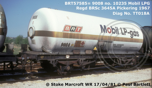 BRT57585= 9008 no. 10235 Stoke Marcroft WR 81-04-17 © Paul Bartlett [w]