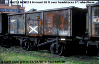 MA231  NCB231 Cwm coke works internal user mineral wagons