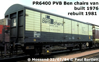 PR6400 PVB Benchairs 02