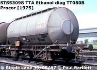 STS53098 TTA Ethanol Diag TT080B @ Ripple Lane Marshalling yard  87-05-30