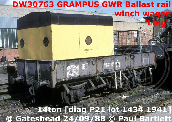 DW30763 GRAMPUS rail winch