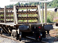NLU93702 JZA 60' Container Flat Wagon - LWRT Roller Bank Module @ York Holgate Network Rail Depot 2014-07-27 � Paul Bartlett [7w]
