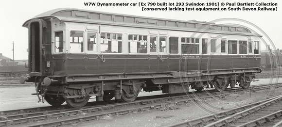 W7W Dynamometer car © Paul Bartlett Collection w