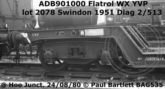 ADB901000 Flatrol WX left bogie