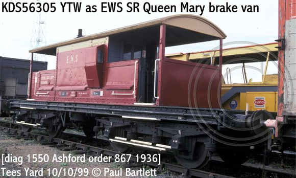 KDS56305_YTW_as_EWS_SR_Queen_Mary_brake_van__m_