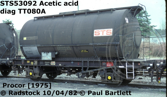 STS53092 Acetic acid diag TT080A @ Radstock C & W 82-04-10