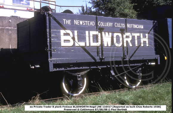 Fictious BLIDWORTH Preserved @ Cottismore 88-08-07 © Paul Bartlett w