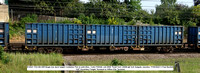 610041 FXA 68t 60ft Bogie low deck height Container Flat (2-unit) [Des. Code FX004A Job 6008 Thrall York c2000] @ Holgate Junction 2022 05-17 © Paul Bartlett