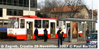 329  tram @ Zagreb Croatia 2007-11-29