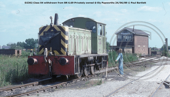 D2302 Privately owned @ Ely Papworths 89-06-24 © Paul Bartlett [1w]