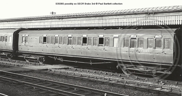 S3538S SECR lavatory Brake 3rd Set 573 � Paul Bartlett collection w