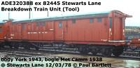 ADE320388 Stewarts Lane breakdown train 78-03-12