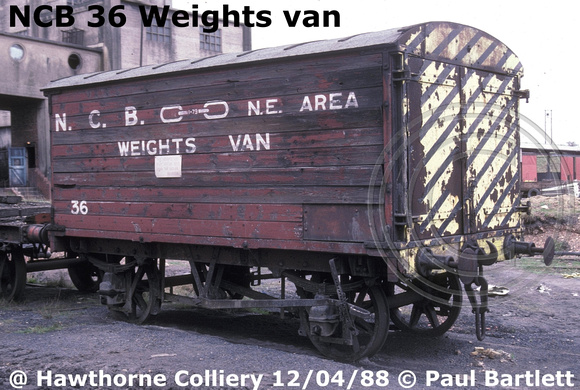 NCB 36 Weights van