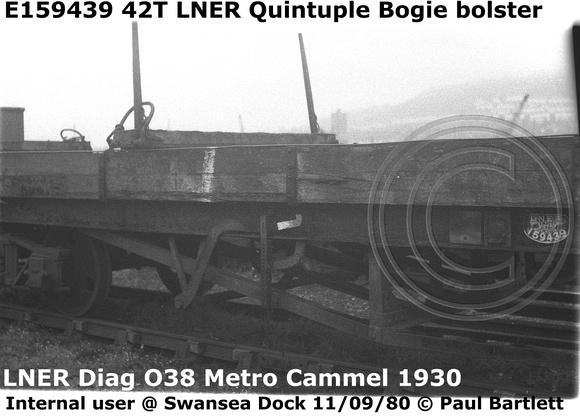 E159439 Bogie bolster D Quint Internal at Swansea Dock 80-09-11 [3]