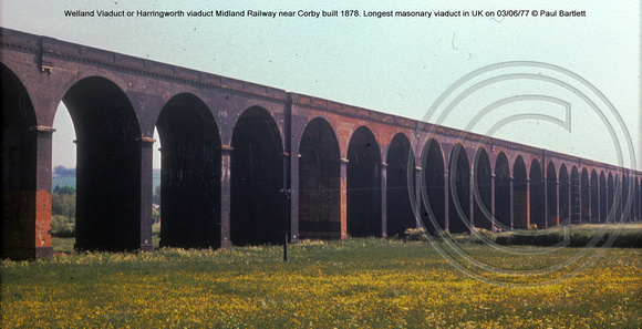 Welland Viaduct, Northamptonshire 77-06-03 � Paul Bartlett [1w]