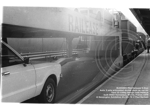 RLS92001 PKA Railease @ Kensington Exhibition 79-03-01 © Paul Bartlett w