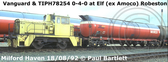 V286 Vanguard Thomas Hill 0-4-0 @ Elf Robeston, Milford Haven 92-08-18 © Paul Bartlett[