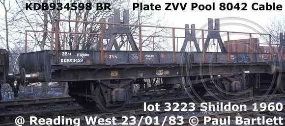 KDB934598 Plate ZVV Cable