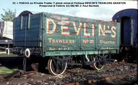21 = P36141 Fictious DEVLINS Preserved @ Falkirk 85-08-22 © Paul Bartlett W