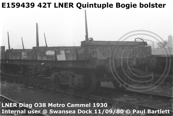 E159439 Bogie bolster D Quint Internal at Swansea Dock 80-09-11 [4]