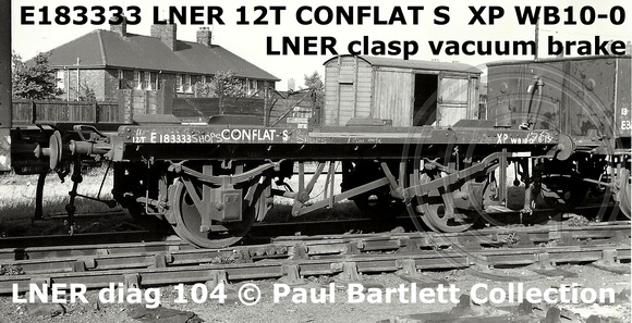 E183333 LNER Conflat S
