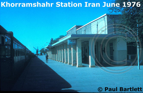 Khorramshahr mainline station @ Khorramshahr Iran 1976-05