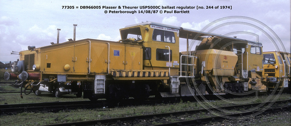 77305 = DB966005 USP5000C regulator @ Peterborough 87-08-14 © Paul Bartlett w