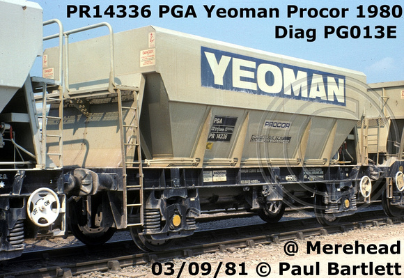 PR14336 PGA Yeoman at Merehead 81-09-03