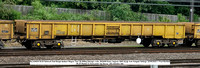 NLU29025 64.0t Network Rail Bogie Ballast Wagon Tare 26.000kg [design code JNO60A Astro Vagone 2003-4] @ York Holgate Sidings 2022-05-22 © Paul Bartlett w