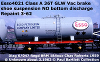 Esso Class A 22t Vac brake tank wagons
