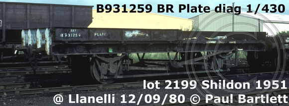 B931259 Plate diag 1-430