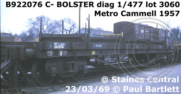 B922076 C- BOLSTER