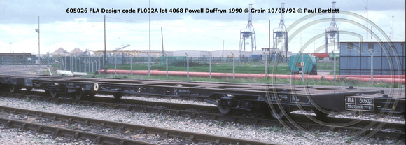 605026 FLA lot4068 Powell Duffryn 1990 @ Grain 92-05-10 © Paul Bartlett w