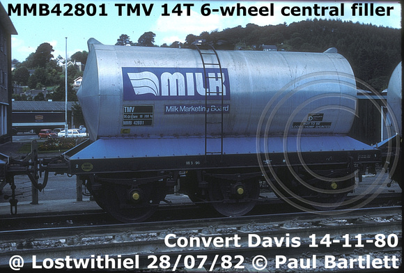 MMB42801 TMV at Lostwithiel 82-07-28
