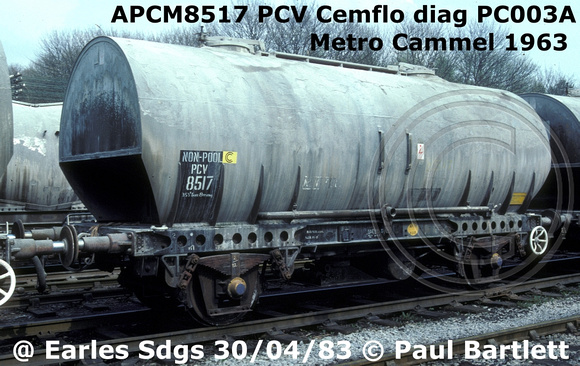 APCM8517 PCV Cemflo @ Earlles Sidings 83-04-30