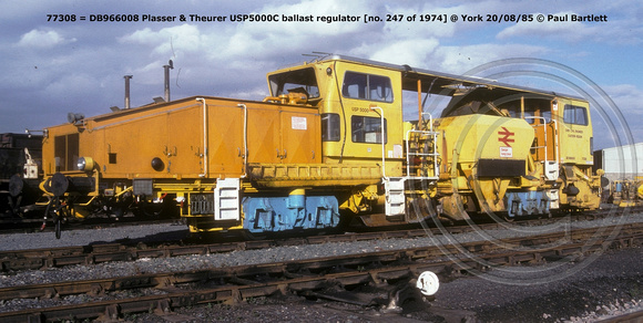 77308 = DB966008 USP5000C regulator @ York 85-08-20 © Paul Bartlett [1w]
