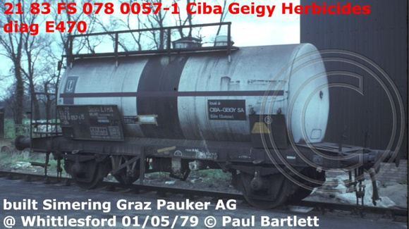 21 83 FS 078 0057-1 Ciba Geigy Herbicides diag E470 [m]