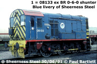 1 = 08133 at Sheerness Steel 91-06-30 [1]