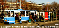 320  tram @ Zagreb Croatia 2007-11-28