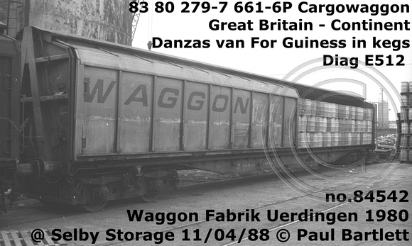 83 80 279-7 661-6P Cargowaggon