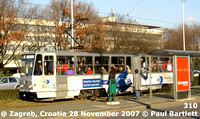 310  tram @ Zagreb Croatia 2007-11-28