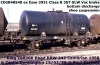 CEGB Class B 22t tank wagons ex Esso
